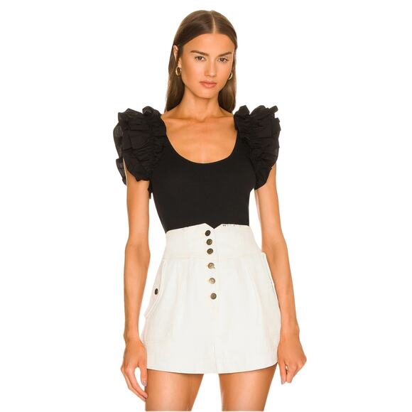 Ulla Johnson Tops - Ulla Johnson Koa Top Noir